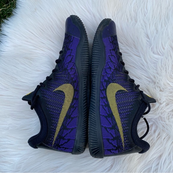 KOBE MAMBA RAGE COURT CITY EDITION SNEAKERS PURPLE YELLOW BLACK 9 - Picture 7 of 10
